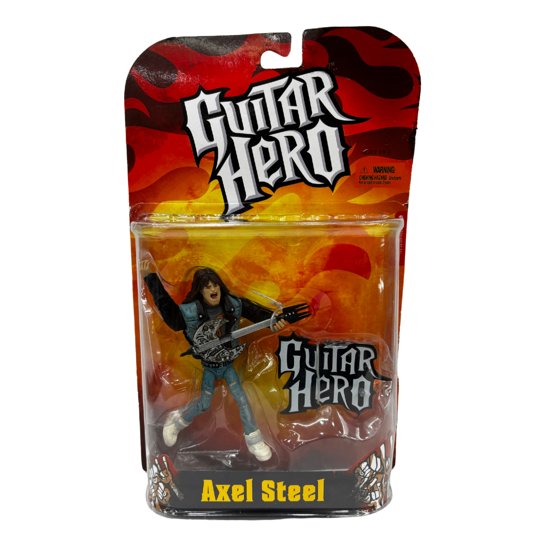 Axel Steel - Guitar Hero
Con Accesorios
Material: Plástico
Tamaño: 15 cm
Año: 2008
Marca: McFarlane Toys
Condición: Nuevo