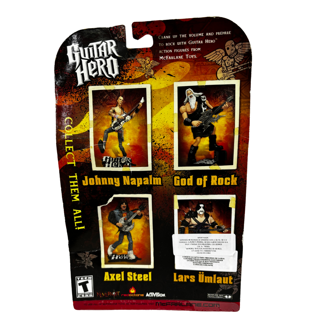 Axel Steel - Guitar Hero
Con Accesorios
Material: Plástico
Tamaño: 15 cm
Año: 2008
Marca: McFarlane Toys
Condición: Nuevo