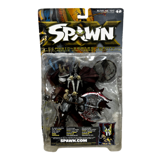 Spawn - Classic Series Twenty

Con Accesorios

Material: Plástico

Tamaño: 19 cm

Año: 2001

Marca: McFarlane Toys

Condición: Nuevo