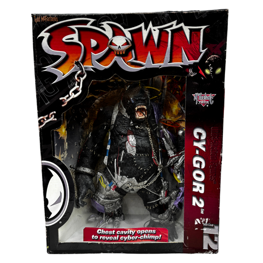 CY-GOR 2 - Spawn

Con Accesorios

Material: Plástico

Tamaño: 30 cm

Año: 1994

Marca: McFarlane Toys

Condición: Nuevo